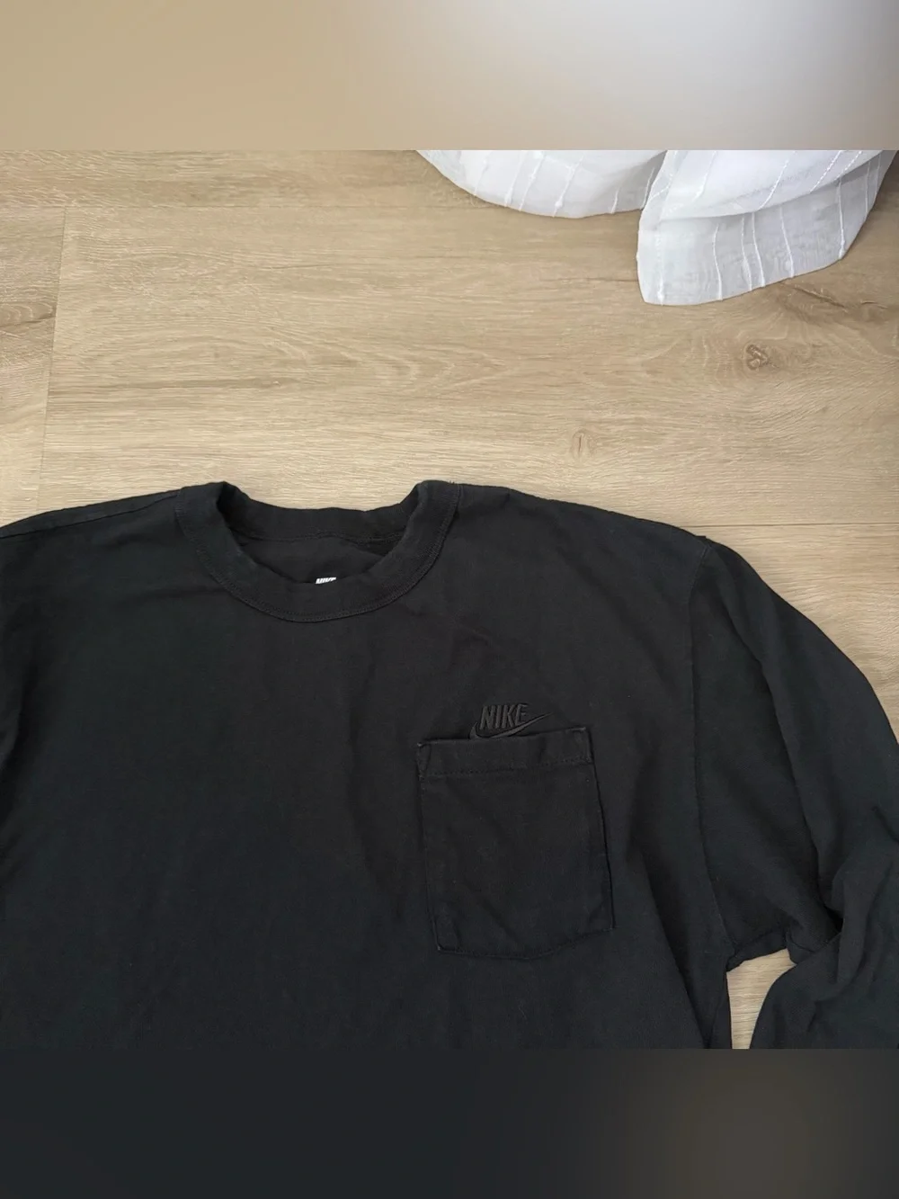 The Nike Tee Black Long Sleeve